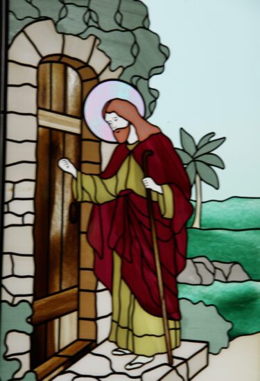 jesus stain glass